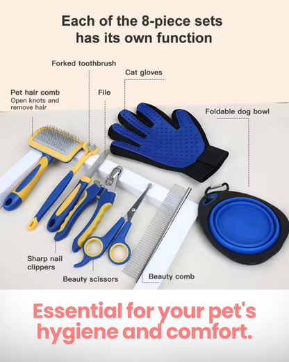 Ultimate Care Pet Grooming Kit - Deluxe Edition – Complete Grooming Solution for Your Furry Friend